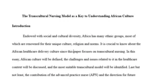 Culture Paper References